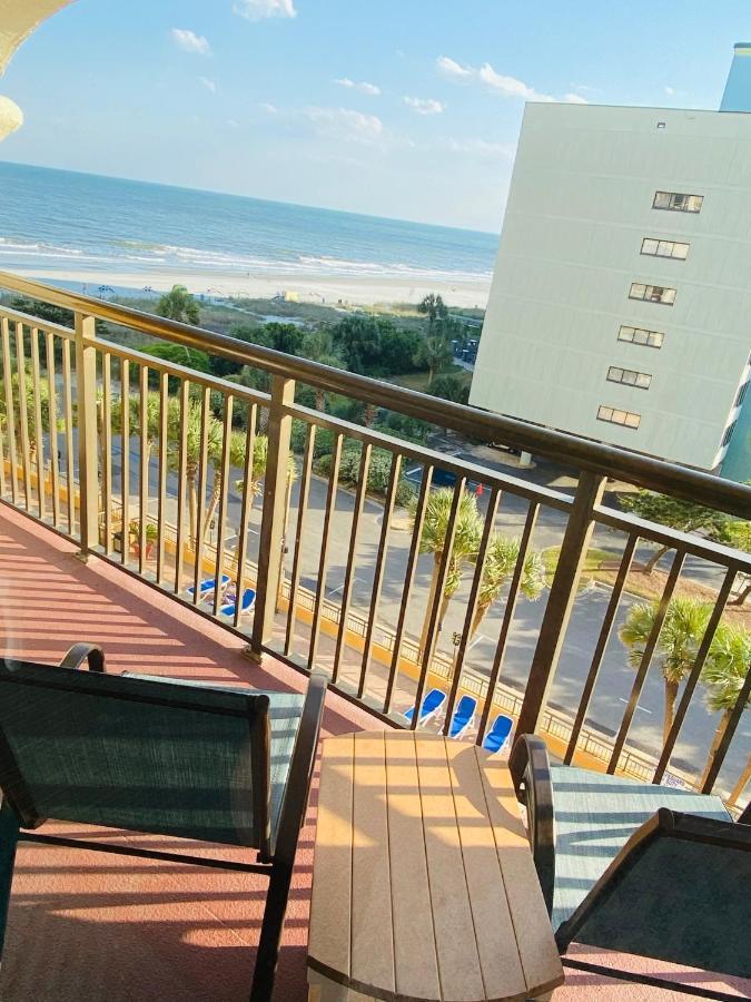 Azure Bliss Oceanfront Condo Sleeps 6 Myrtle Beach Exterior foto