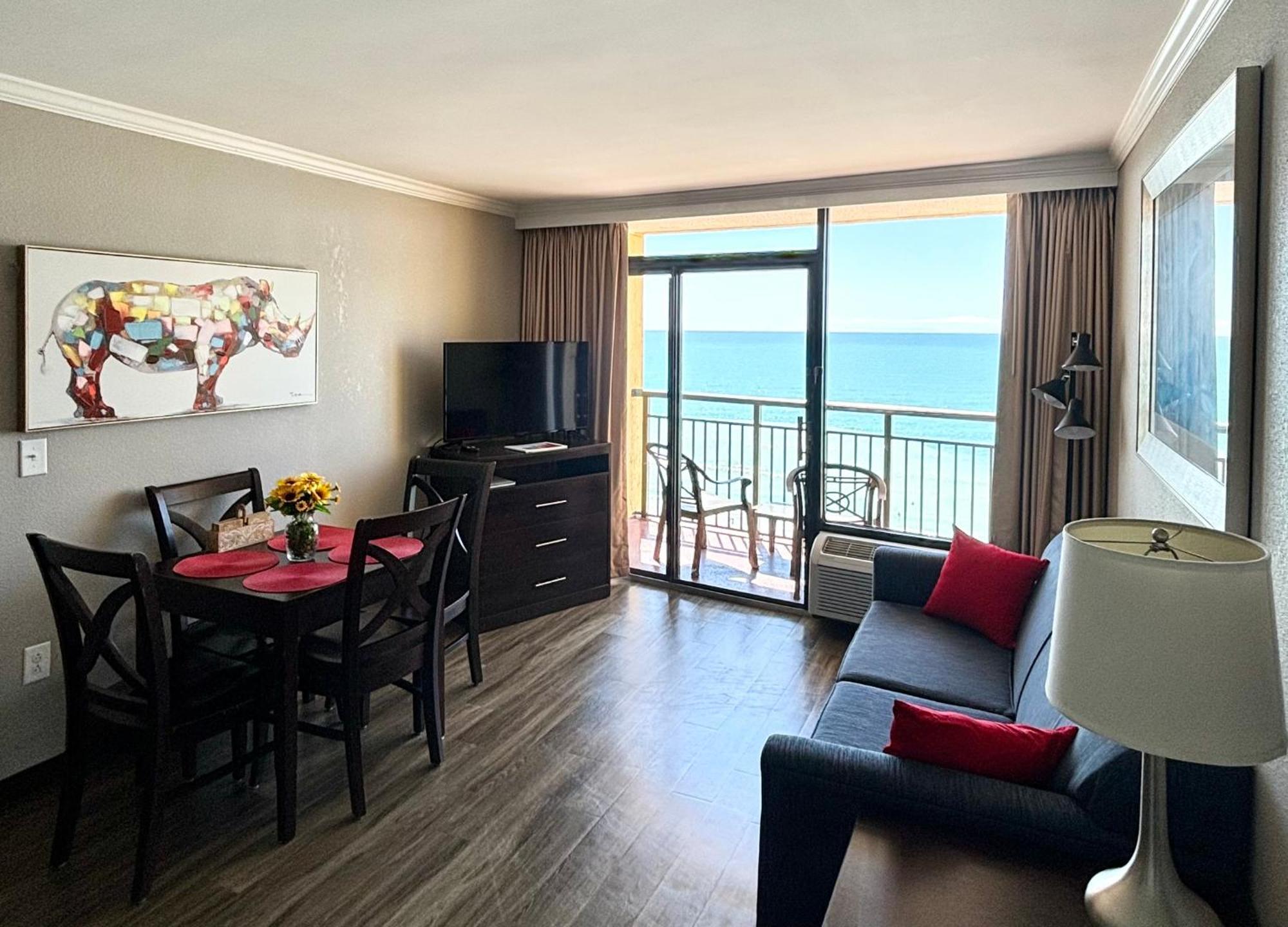 Azure Bliss Oceanfront Condo Sleeps 6 Myrtle Beach Exterior foto
